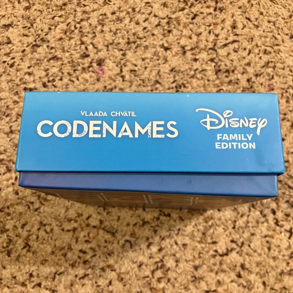 Codenames Disney Family Edition Board Game USAopoly Open Box Unpunched‎ Complete